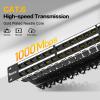 PBAEGAV Patch Panel 48 Port with 48 Pcs Cat6 Keystone JackEC Listed UTP 10G Support with Removable Back Bar 1U Network Patch Panel 19 Inch for Cat6,Cat5e,Cat5 (CAT6, 1U48Port) view 4