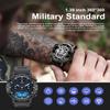 SUNKTA Military Smartwatches for Men,120 Sports Modes Smart Watches with Bluetooth Call (Answer/Dial Calls), 5ATM Waterproof Rugged Tactical Fitness Tracker 1.39''HD Smart Watch for iPhone Android view 2