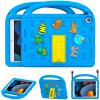 AGROMI Kids Case for iPad 9th/8th/7th Generation 10.2 Inch 2021/2020/2019, with Built-in Anti-Slip Handle/Foldable Stand/Shoulder Strap, Shockproof Protective Kids iPad 9th/8th/7th Gen Case 10.2 Inch view 1