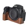 BMAOLLONGB Z6 III Case, Handmade PU Smooth Leather Half Camera Case Bag Cover Bottom Opening Version for Nikon Z6 III Z6III With Hand Strap (Coffee) view 2