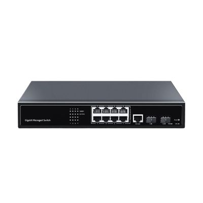 BAISULI Business Ethernet switches 10 Port Managed Gigabit Ethernet Switch 1000Mbps L2 Management Network Switcher