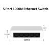 BAISULI Business Ethernet switches 5 Port Gigabit Ethernet Switch 1000Base-T Network Fast Switcher 1000M Hub Internet Splitter view 2