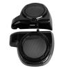 XMMT Vivid Black 6.5" Speakers Glove Box w/Black Speaker Grills Cover Fit for Harley Touring Lower Vented Fairing Street Glide Electra Glide Ultra-Classic 2014-2023 view 2