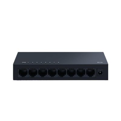 BAISULI Business Ethernet switches 8 Port Gigabit Ethernet Switch Hub Internet Splitter RJ45 LAN 1000Mbps Network Switcher 5V2A Metal 10Gbps Bandwidth