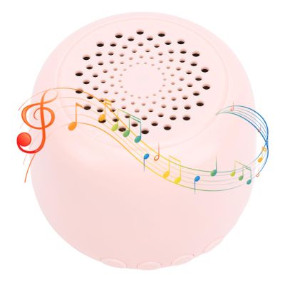Mini Speaker, Compact Speaker for Party Travel Laptop, 360 Surround Sound Subwoofer for Smartphone, Laptop, Multiple Playback Option, USB Plug in Small Speaker (P Ink)
