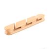 Black Walnut Solid Wood Desktop Solid Wire Data Cable Finishing Fixed Headphone Cable Clamp Line Storage Cable Manager Hub, USB Cable Bracket for Wall, Car, Office, Bedside Table (Beige, Large) view 1