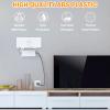 Wall Mounting Kit for Gen 3 Router - AYAMAYA 2 in 1 Gen 3 Router Mount & V3 Power Supply Brackets Holder, Star Link Internet Kit Satellite Space Saving Wall Holder Mounting (White) view 3