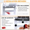 Wall Mounting Kit for Gen 3 Router - AYAMAYA 2 in 1 Gen 3 Router Mount & V3 Power Supply Brackets Holder, Star Link Internet Kit Satellite Space Saving Wall Holder Mounting (White) view 4