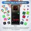 16GB MP3/MP4 Player-KeenPlus Android 9 Bluetooth/WiFi/3.5mm Jack Headphone 4.0" FHD Touchscreen with Spotify Audible Music Player with Speaker/Voice Recorder FM Radio Up to 512 GB Expandable ROM view 3