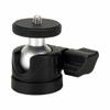 FEICHAO Mini Tripod 360 Swivel Ball Head Desktop Tripod Max. Load 2kg for DSLR Camera Cage Phone Clamp (Tripod Head,Black) view 1