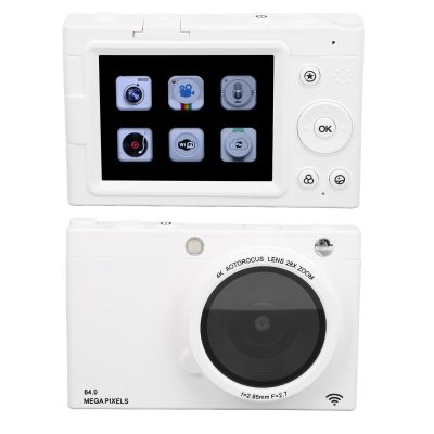 4K HD Digital Camera, 2.83in 28X Digital Zoom Beauty Retro Filter Photo and Video Auto Focus with 1/4in Thread for Video Photography