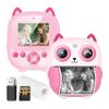 Andoer 1080P Kids Instant Print Camera Digital Camera for Kids Digital Video Camera Dual Lens 2.4 Inch IPS Screen with 32GB TF Card USB Card Reader Thermal Printing Paper Gift for Children Boys Girls view 1