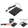 EIMSOAH Numeric Keypad,18 Key USB Number Pad Numpad,Keyboard Number Pad,USB 18 Key Number Numeric Keypad Keyboard for Laptop Notebook PC Computer (Black) view 4