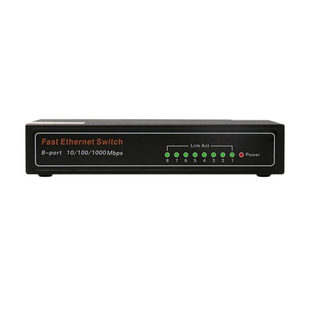 BAISULI Business Ethernet switches 8 Port 10/100/1000M Unmanaged Ethernet Switch 8 RJ45 Port Gigabit Ethernet Switch
