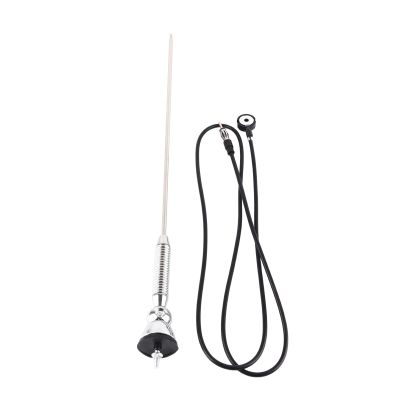 Universal Car Roof AM FM Aerial Antenna, Car Aerial Automotive Antennas, 180 Degree Swivel Base Spring Soft Rod for Truck Car