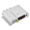 QANYEGN Stereo Audio Amplifier, Mini HiFi 2.1 Stereo Bass, Auto Car Home Audio Power Amplifier, Digital Amp for Car Motorcycle Home (Silver) view 1