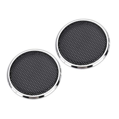 2 PCS 1 Inch Audio Speakers Decoration Protective Grills Cover Steel Mesh Case Professional Accessories