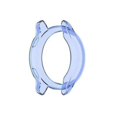 SOMKB Soft Protective Case For Garmin Venu Cover Frame TPU Crystal Clear Silicone Protector Shell For Garmin Venu Watch Accessories(Blue)