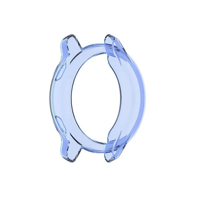 SOMKB Soft Protective Case For Garmin Venu Cover Frame TPU Crystal Clear Silicone Protector Shell For Garmin Venu Watch Accessories(Blue)