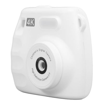 ASHATA Digital Camera, HD 1080P Camera, Portable Digital Camera for Students with 48MP Dual Lens 2.0 Inch Screen LED Fill Light, Compact Small Camera for Boys Girls Teen (White)