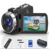 8K 64MP Video Camera 18X Digital Camcorder Video Camera for YouTube 3.0 inch Flip Screen Camcorder Vlogging Camera with 32GB SD Card, 2.4G Remote Control, Two Batteries view 1