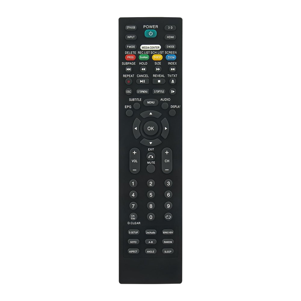 118020374 New Replace Remote Control Compatible with Teac TV LEV24A1FHD LEV32A1HD LEV40A1FHD LEV48A1FHD LEV32GD3HD LEV40GD3FHD LEBD4220FHD3D