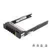 2.5in HDD Tray Stable Hot Swappable Hard Drive for RH1288 RH2288 RH2285H V2 V3 V4 V5, SFF, Sturdy ABS Material, Black view 2