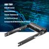 2.5in HDD Tray Stable Hot Swappable Hard Drive for RH1288 RH2288 RH2285H V2 V3 V4 V5, SFF, Sturdy ABS Material, Black view 3