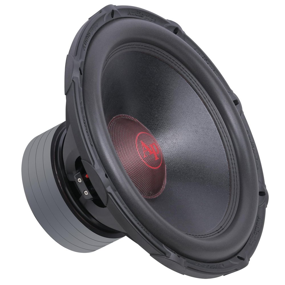 Audiopipe 18" Quad Stack Composite Cone Subwoofer (TXX-BDC-IV-18), Superior Performance, 3400W, 4 Magnets, BASV Voice Coil, Aluminum Basket, Multi-Connect, Non-Press Paper Cone, 2 x 4 Ohms