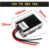 KNKQZXVDF 12V to 28V DC DC Boost Converters Step Up Power Supply Inverter 1-40A Voltage Regulator Stabilizer Module for Solar(15a Aluminum XL) view 2