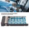 2.5in SAS SATA Hard Drive Tray, Stable Hard Drive Adapter with 4 Screws, for DL360 DL380 DL385, Made of ABS Metal, Silver Black view 4