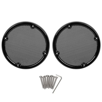 XMMT Black Tour Pak Speaker Trim Cover for Harley Touring Electra Glide Ultra Limited Road Glide Street Glide Trike Tri Glide 2014-2023