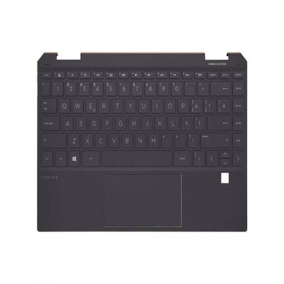 Bayjebu Parts for HP Spectre x360 13-AW TPN-Q225 13.3" Palmrest Bezel US-English Backlit with Touchpad Brown L72407-001 L73748-001