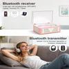 Portable CD Player for Home, Retro Bluetooth CD Players Rechargeable, Wireless Desktop Boombox with Dual HiFi Speakers, LCD Screen Display, USB Type-C AUX-in, Headphone Jack, Pink(No Remote Control) view 2