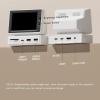 3.5in Mini Sub Screen with USB C Hub, PC CPU HDD Data Monitoring Screen, Electronic Album Floating Lyrics Display with Stand for PC Laptop view 2