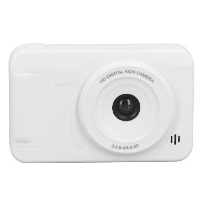 40MP 1080P Digital Camera, 4K HD Anti Shake Video Camera with 8X Zoom 2.4 Inch Screen 32GB Card, Auto Focus Selfie Camera for Beginner for Recording Life (White)