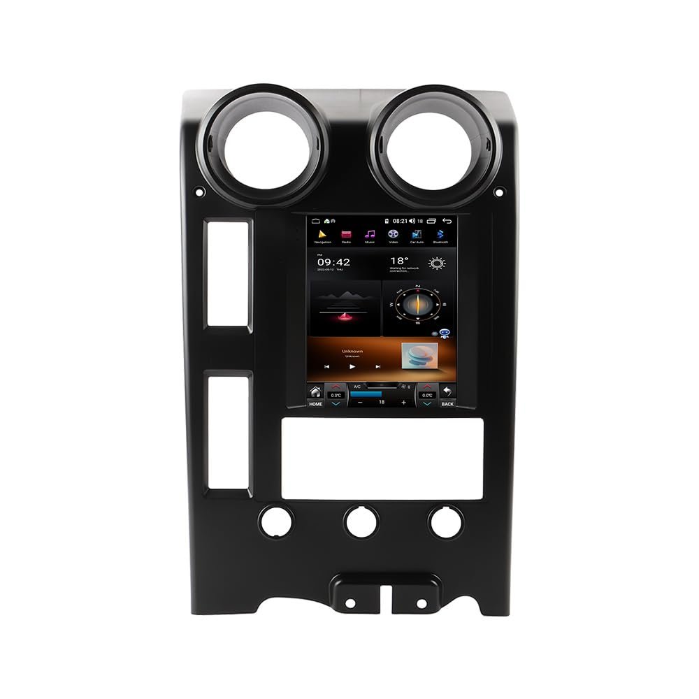 9.7 Inch Android 13 Car Radio for Hummer H2 2004-2008 Stereo Upgrade Tesla Style Dash IPS Touch Screen Android Auto GPS Navigation Head Unit Audio Multimedia Player (4-64GB)