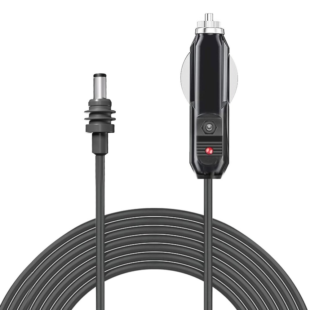 Mini Car DC Cable 18AWG IP68 Power Adapter Charger for Satellite Trucks Buses Lorries Ships 2m 6.6ft