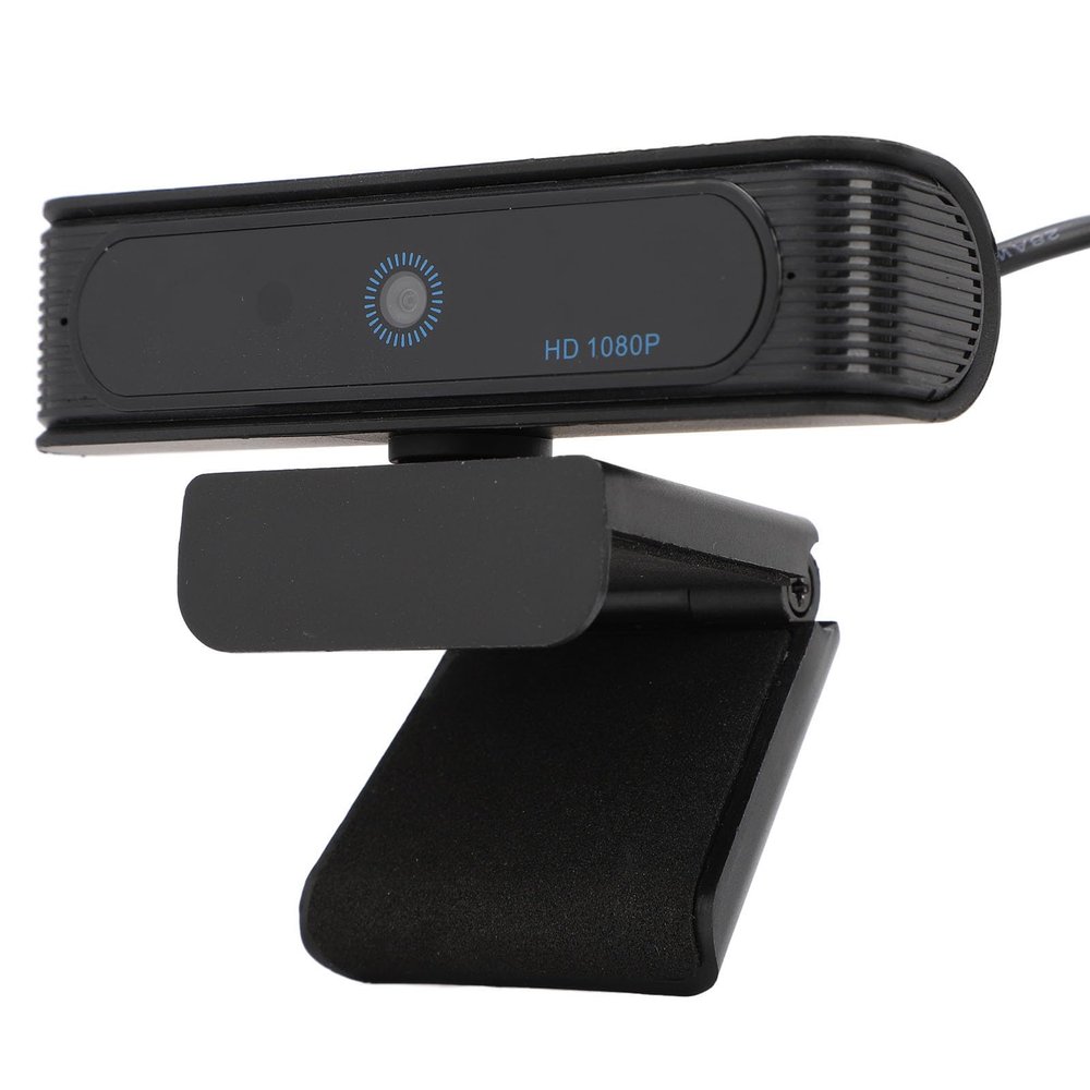 Zyyini 1080P Recognition Webcam, Wide Angle Lens, for Professional Communication, Ideal for Streaming on Social Media, No Driver Installation Needed
