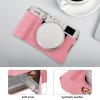 Andoer Portable Camera Protective Case Cover Retro Carrying Bag Bottom Design with Opening and Shoulder Strap Replacement for Fujifilm X100VI Camera, pink, Retro view 4