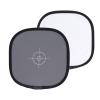 PU Leather Grey Card White Balance Card 18% Neutral Gray Photography Focus Board, Portable and Foldable, with Carry Pouch, for Product Photography, Fill in Lighting view 1