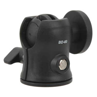 Tripod Ball Head, Ball Head with 1/4in Screw ABS U Shaped 360 Degrees Rotatable Tripod Head Tripod Head for Phone Bracket, LED Photography Light, Microphone