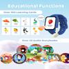 BIGGERFIVE Smart Watch for Kids with Dual Cameras, 30 Puzzle Games, Video & Music Player, Audiobooks, Flashlight, Pedometer, Calculator, Educational Toys Birthday Gifts for Boys Girls Ages 4-10 Blue view 4