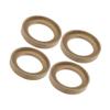 Motoforti 4 Pcs Universal 4 Inch Speaker Subwoofer Mounting Spacer Rings Solid Wood Beige Long-lasting view 1