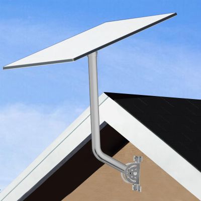 Adjustable Gen 3 Mount, Mounting Kit for V3 Gen3 Standard Dish, Gen 3 Mount Pipe Adapter, Roof Mount Pole, Satellite Wall Mount Bracket