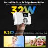 Amaran Ace 25x Kit, Pocket Bi-Color LED Light: Boost Mode Up to 32W, Bi-Color Mini Video Light (2,700-6,500K), 1,636 Lux@1m, 4,500mAh Battery with PD Fast Charging for Mobile Creators (White) view 2