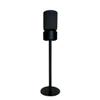 Speaker Floor Stand Compatible with Bang&Olufsen Beosound Balance Sound System, Made of Aluminum Alloy Material, Hidden Power Cord, Screw Fixed Sound Design (Single Black) view 1