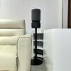 Speaker Floor Stand Compatible with Bang&Olufsen Beosound Balance Sound System, Made of Aluminum Alloy Material, Hidden Power Cord, Screw Fixed Sound Design (Single Black) view 2