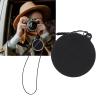 Leather Lens Sticker, Instant Camera Lens Cover Protector with Anti Lost Rope, Prevent Loss, Leather Made, Compact and Lightweight, Convenient and Practical for Instant Camera view 2