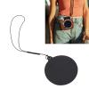 Leather Lens Sticker, Instant Camera Lens Cover Protector with Anti Lost Rope, Prevent Loss, Leather Made, Compact and Lightweight, Convenient and Practical for Instant Camera view 3